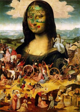 Mona Lisa Bosch Fantasy Oil Paintings